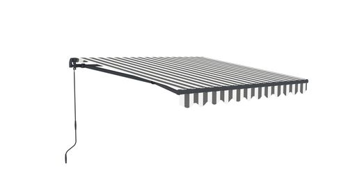 סוכך זרועות מתקפל דגם אסיה G Garden Top - צבע פסים