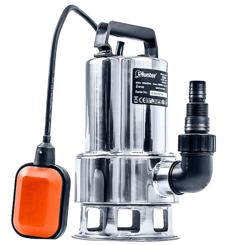 משאבה טבולה למים דלוחים גוף נירוסטה 550W Hunter