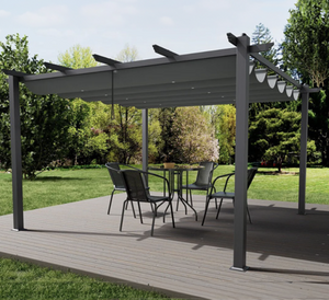 פרגולה מפוארת אלומיניום 3X4 דגם קיסר Garden Top