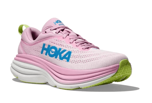 HOKA Bondi WIDE 8 - נעלי ספורט נשים הוקה בונדי 8 בצבע ורוד