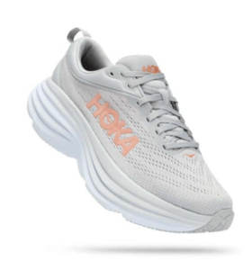 HOKA Bondi WIDE 8 - נעלי ספורט נשים הוקה בונדי 8 בצבע אפור בהיר