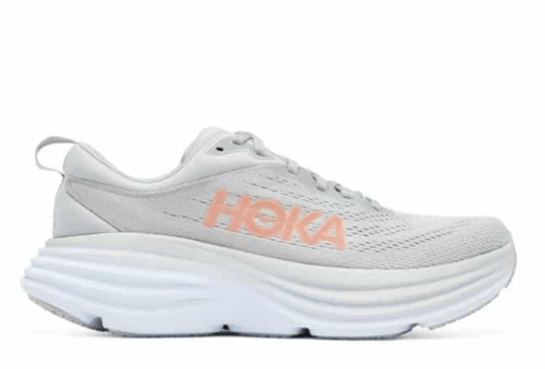 HOKA Bondi WIDE 8 - נעלי ספורט נשים הוקה בונדי 8 בצבע אפור בהיר