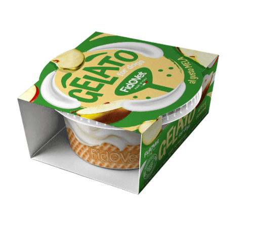 גלידה לכלבים בטעם תפוח 40 גרם