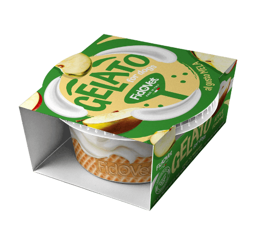 גלידה לכלבים בטעם תפוח 40 גרם