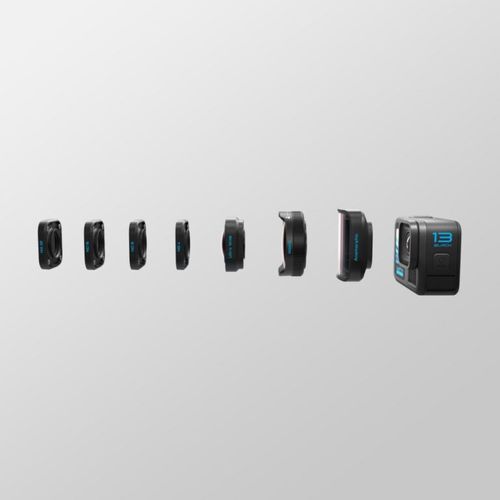 מצלמת אקסטרים GoPro Hero13 Black + HB series lens collection
