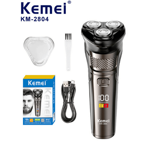 מכונת גילוח נטענת רטוב/יבש Kemei KM-2804