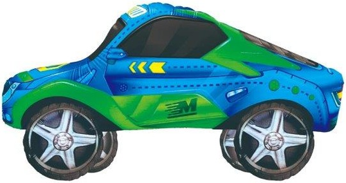 בלון אלומיניום תלת מימד כ-81 סנטימטר - רכב ספורט תלת מימד