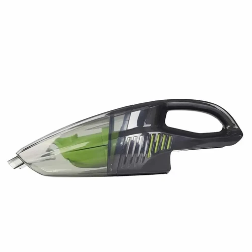 שואב אבק ידני נטען Greenworks G24HV 24V לשאיבה רטובה ויבשה עם עיצוב קומפקטי ומיכל שקוף לניקוי מהיר בבית, ברכב ובסדנה