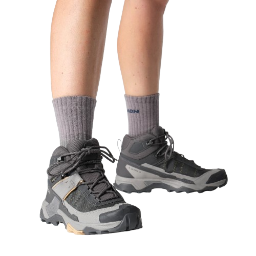 נעלי טיולים לנשים X Ultra 5 Mid GTX אפורות - Salomon