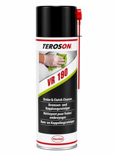 ספריי ניקוי בלמים וקלאץ׳ TEROSON VR 190 מבית Henkel לתחזוקת רכב ומוסכים