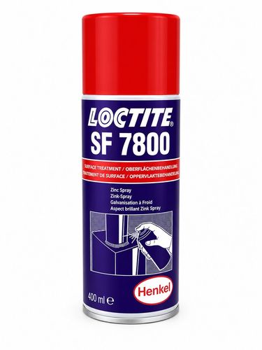 ספריי אבץ LOCTITE SF 7800 Zinc Spray ‏400 מ״ל להגנה על מתכת מפני חלודה וקורוזיה