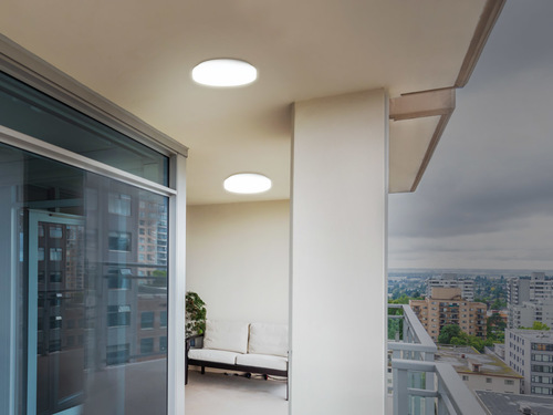 צמוד תקרה 24W לבן עגול 280 ממ IP54 3COLOR דגם HOOP