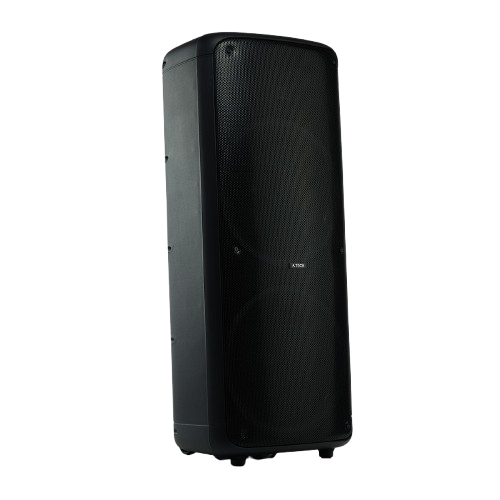 רמקול בידורית 2X10 אינץ' נייד דגם AT-Mega10