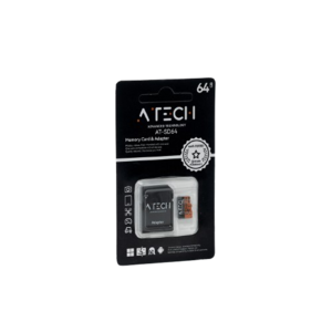 כרטיס זיכרון MicroSD בנפח 64GB – דגם AT-SD64