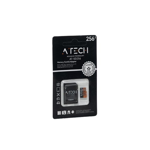 כרטיס זיכרון MicroSD בנפח 256GB – דגם AT-SD256