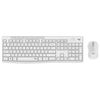סט מקלדת ועכבר אלחוטי MK295 לבן Logitech