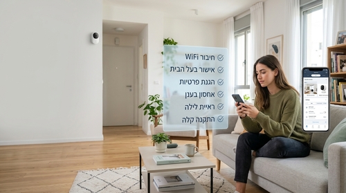 מצלמת אבטחה לדירה שכורה – מה חשוב לבדוק לפני הקנייה