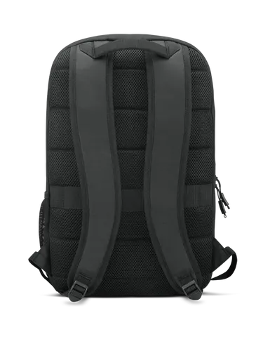 תיק גב Lenovo ThinkPad Essential 16-inch Backpack Eco דגם 4X41C12468 בצבע שחור, עם תא מרופד למחשב נייד עד 16 אינץ', כיסי אחסון, כיס צד לבקבוק מים ורצועת טרולי לנסיעות.