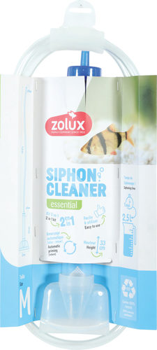 זולוקס שואב רפש איכותי לאקווריומים קטנים SIPHON CLEANER M 33CM