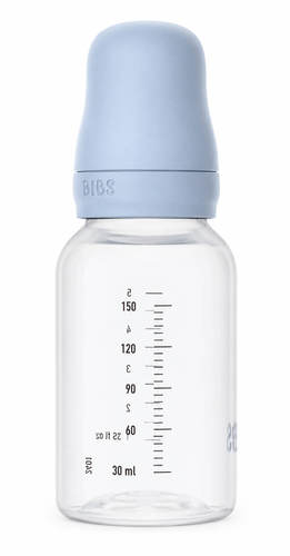 בקבוק האכלה לתינוק עם פטמת לטקס תכלת 150 מ