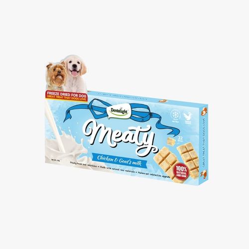 MEATY - חטיף מיובש בהקפאה דמוי שוקולד וחלב עיזים 20 גרם
