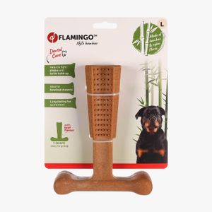 Flamingo - עצם משחק מבמבוק בטעם בקר לכלב 1 L
