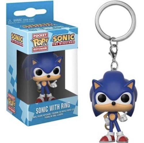 פופ מחזיק מפתחות סוניק עם טבעת | Funko Pocket Pop! Sonic With Ring Keychain