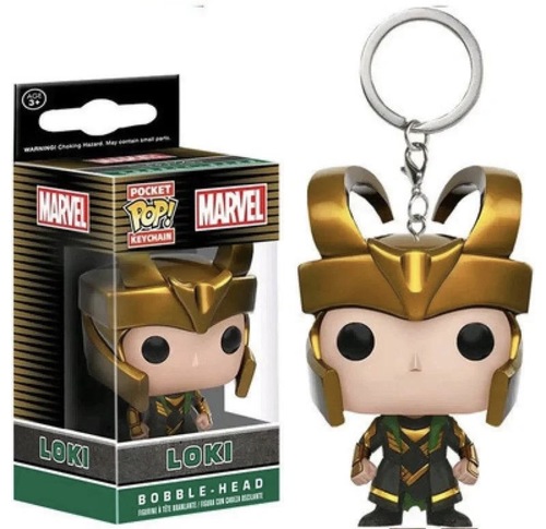 מחזיק מפתחות ! לוקי – מארוול | Pocket Pop! Loki Keychain – Marvel