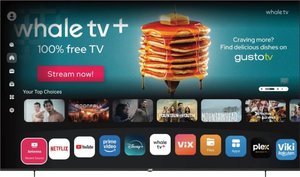 טלוויזיה חכמה 100 אינץ' JVC QLED 4K UHD Smart TV WHALE Frameless LT-100NQ7165W
