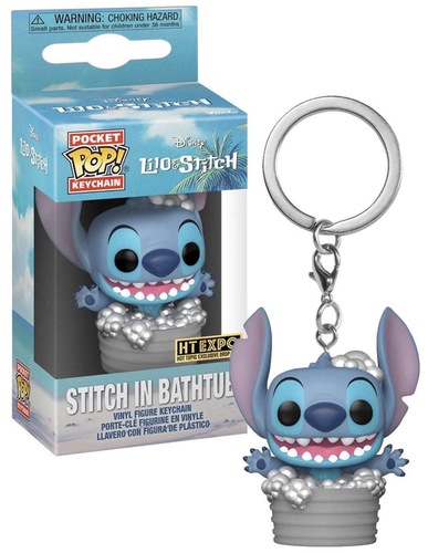 מחזיק מפתחות Pocket Pop! Stitch in Bathtub – לילו וסטיץ’ | Pocket Pop! Stitch in Bathtub Keychain – Lilo & Stitch