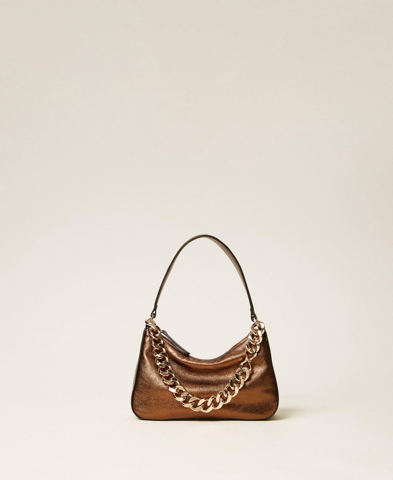 Liliane medium laminated leather bag