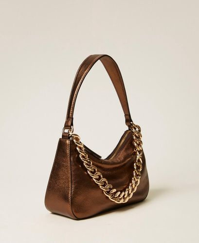 Liliane medium laminated leather bag