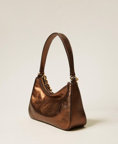 Liliane medium laminated leather bag