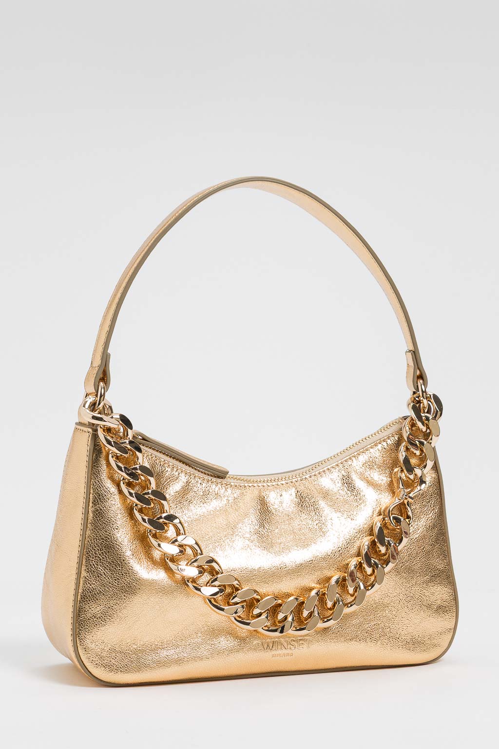 Liliane medium laminated leather bag