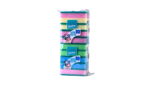 סט 10  ספוגי קרצוף לניקוי וקרצוף מהיר