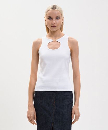 Ribbed top with logo