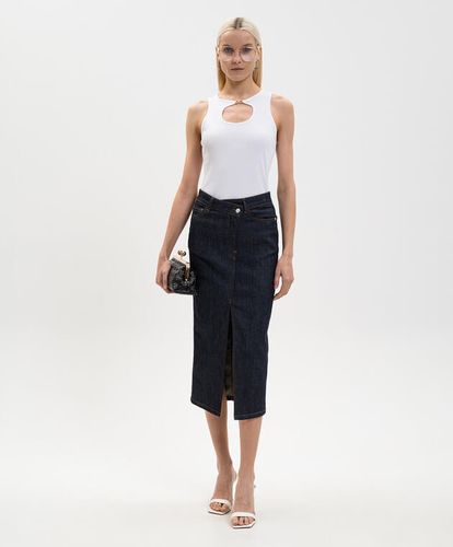 Ribbed top with logo