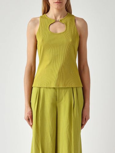Ribbed top with logo