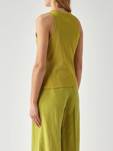 Ribbed top with logo