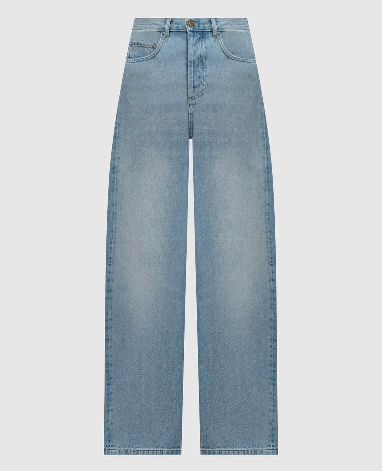 logo-patch straight-leg jeans