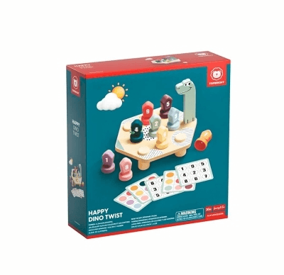 משחק דינו מספרים וצבעים