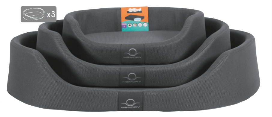 זולוקס מיטה אורטופדית לכלב  MEMORY SET 3 PET BEDS S60/100