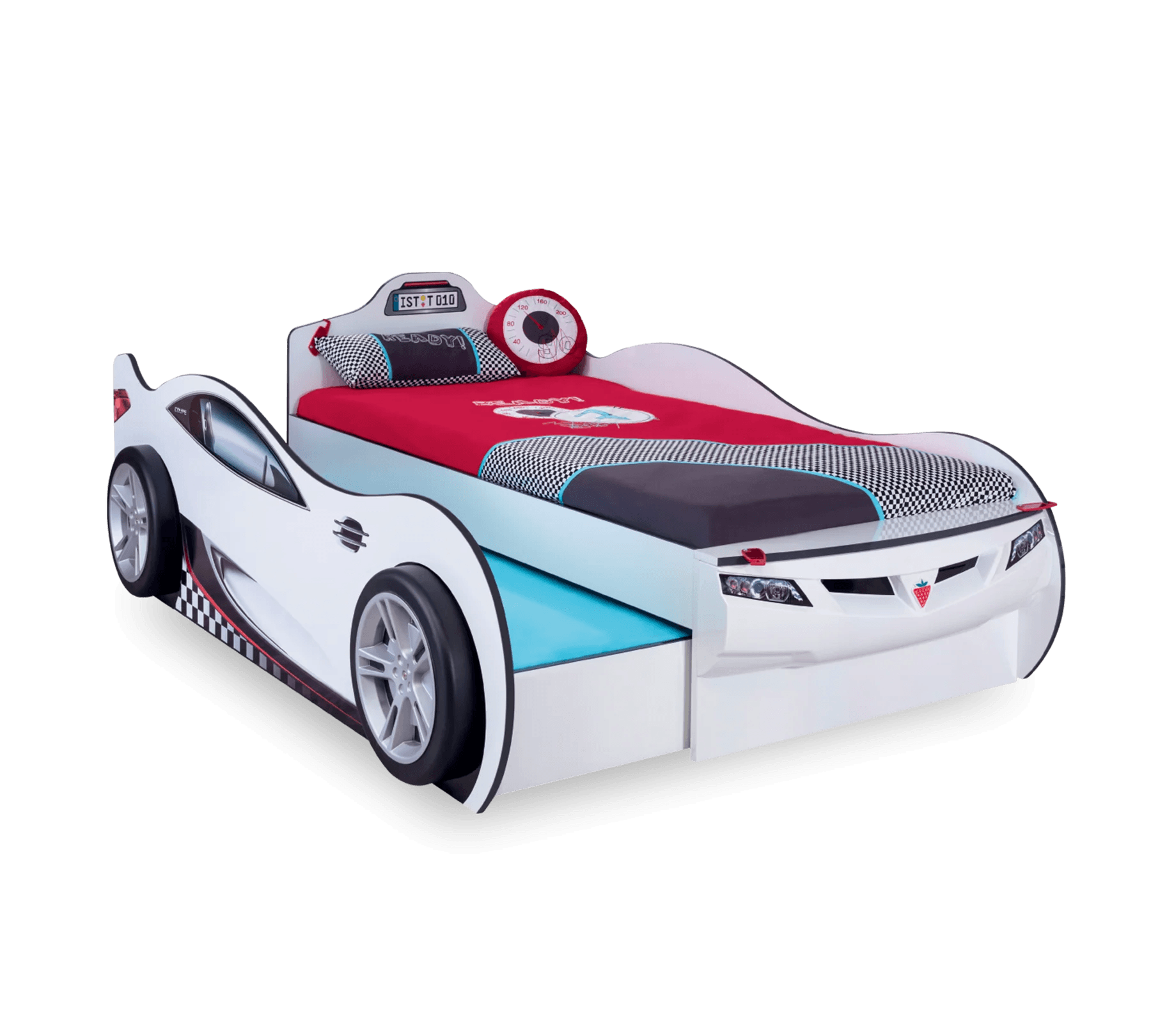 מיטת מכונית Coupe עם מיטת אירוח נשלפת כולל מזרן Cilek