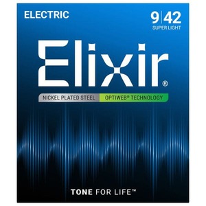 סט מיתרים לחשמלית ELIXIR OPTIWEB 19002 09-42