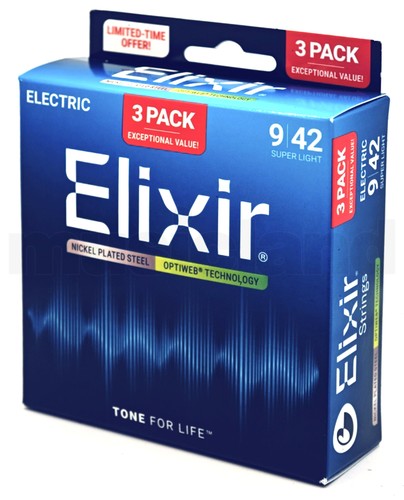 מארז 3 סטים 19002 לחשמלית 09-42 ELIXIR OPTIWEB 16571