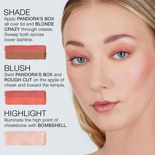 פלטה משולבת של נארס NARS Pure Luxury Light Reflecting Cheek and Eye Palette