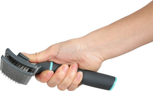  זולוקס מברשת הברשה מקצועית ANAH SLICKER RETRACTABL MEDIUM