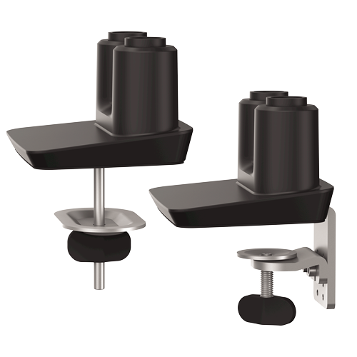 זרוע ל2 מסכי מחשב Fellows DEE8614501 Tallo™ Compact Dual Monitor - צבע שחור