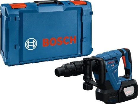 גוף פטיש חציבה נטען + מזוודה Bosch GSH 18V-5