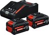 סט 2 סוללות EXBA18V-80 8Ah ומטען מהיר EXAL18V-160 מבית Bosch